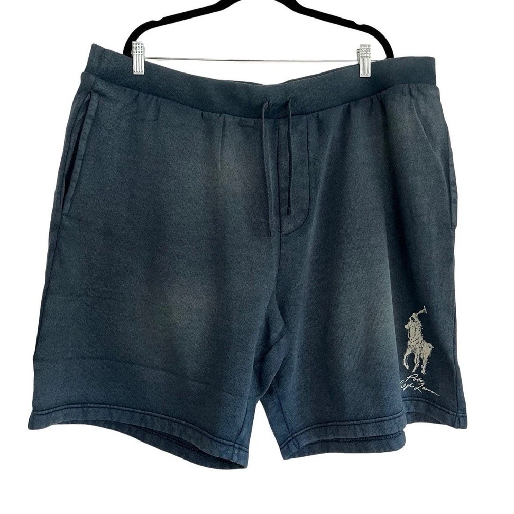 Polo Ralph Lauren Shorts Cotton Sweat Material Size 3XB Blue New with Tags Men